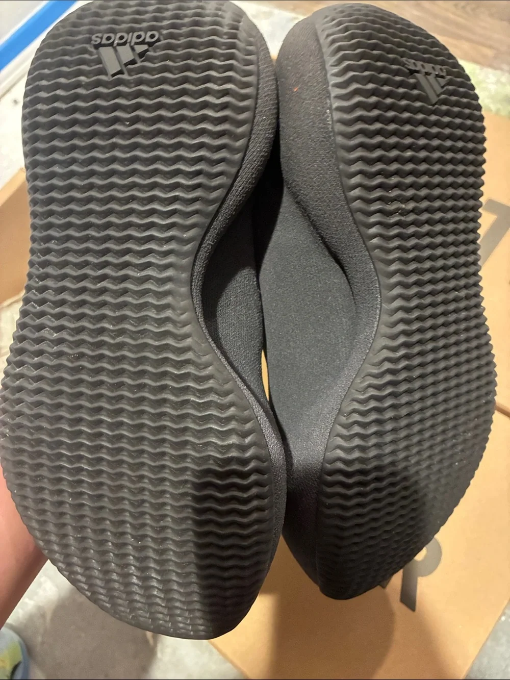 adidas YZY Knit RNR Slip-On Sneakers in Black